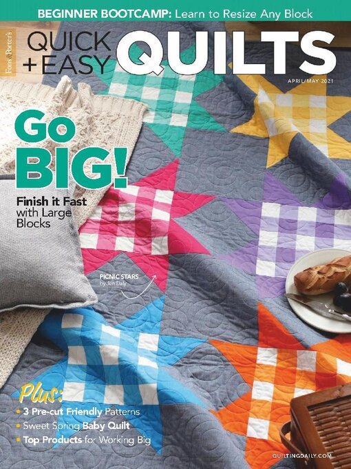 Cover image for Quick+Easy Quilts